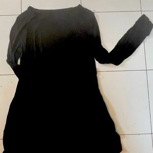 Black lightweight tunic